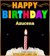 GIF GiF Happy Birthday Azucena